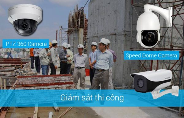 Lắp đặt camera giám sát công trình xây dựng