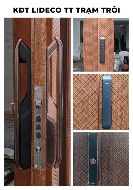 Hình ảnh thực tế khoá cửa thông minh Philips 9200