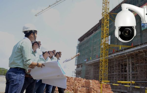 Lắp đặt camera cho công trình đang thi công