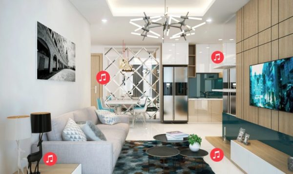 Hệ thống âm thanh đa vùng cho ngôi nhà thông minh