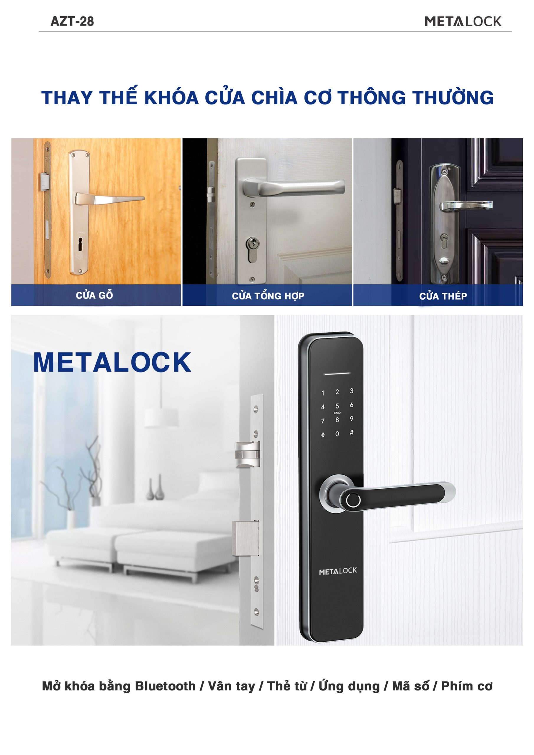 Khóa điện tử thông minh Metalock