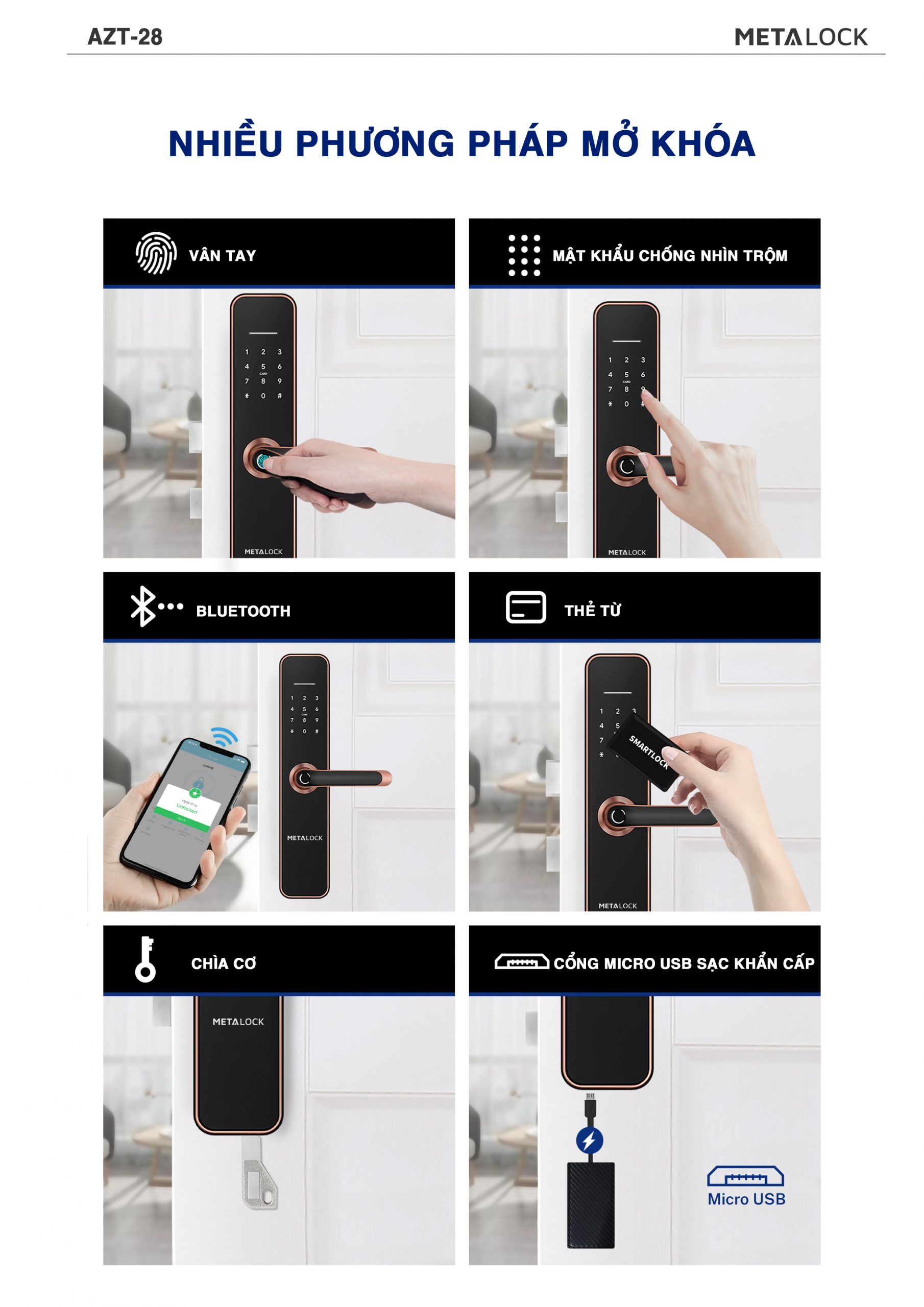 Khóa điện tử thông minh Metalock