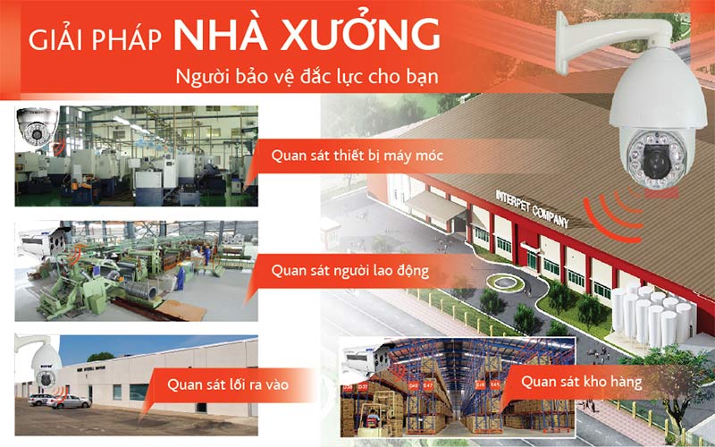 Lắp đặt camera cho nhà xưởng - Giải pháp an ninh toàn diện